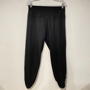 Athleta Black Ruched Ankle Jogger Pants Women’s Size Small